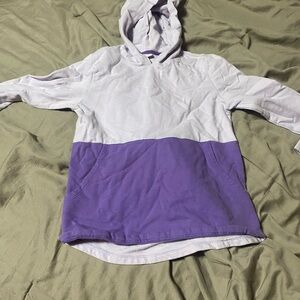 Athletic Works Kids' Two-Tone Purple Hoodie